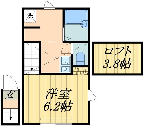 ルアナの物件間取画像
